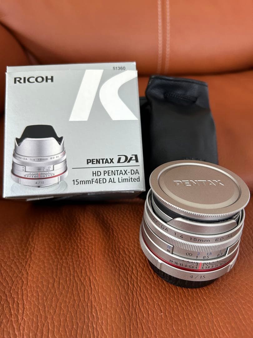 Pentax Lens (Single Focus) Hd Pentax-Da 15 Mmf4Ed Al Silver