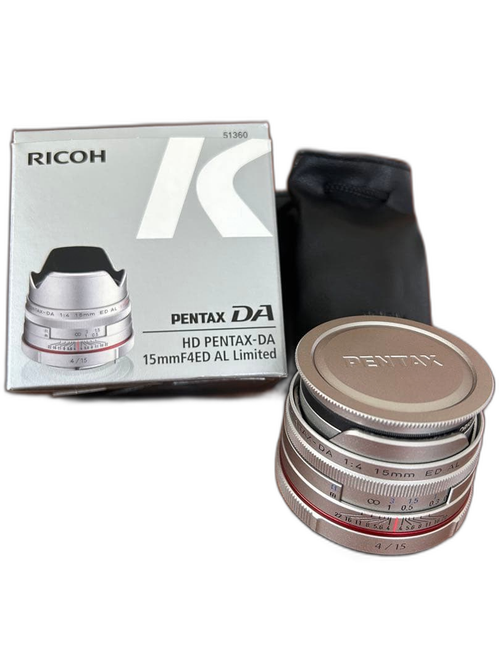 Pentax Lens (Single Focus) Hd Pentax-Da 15 Mmf4Ed Al Silver