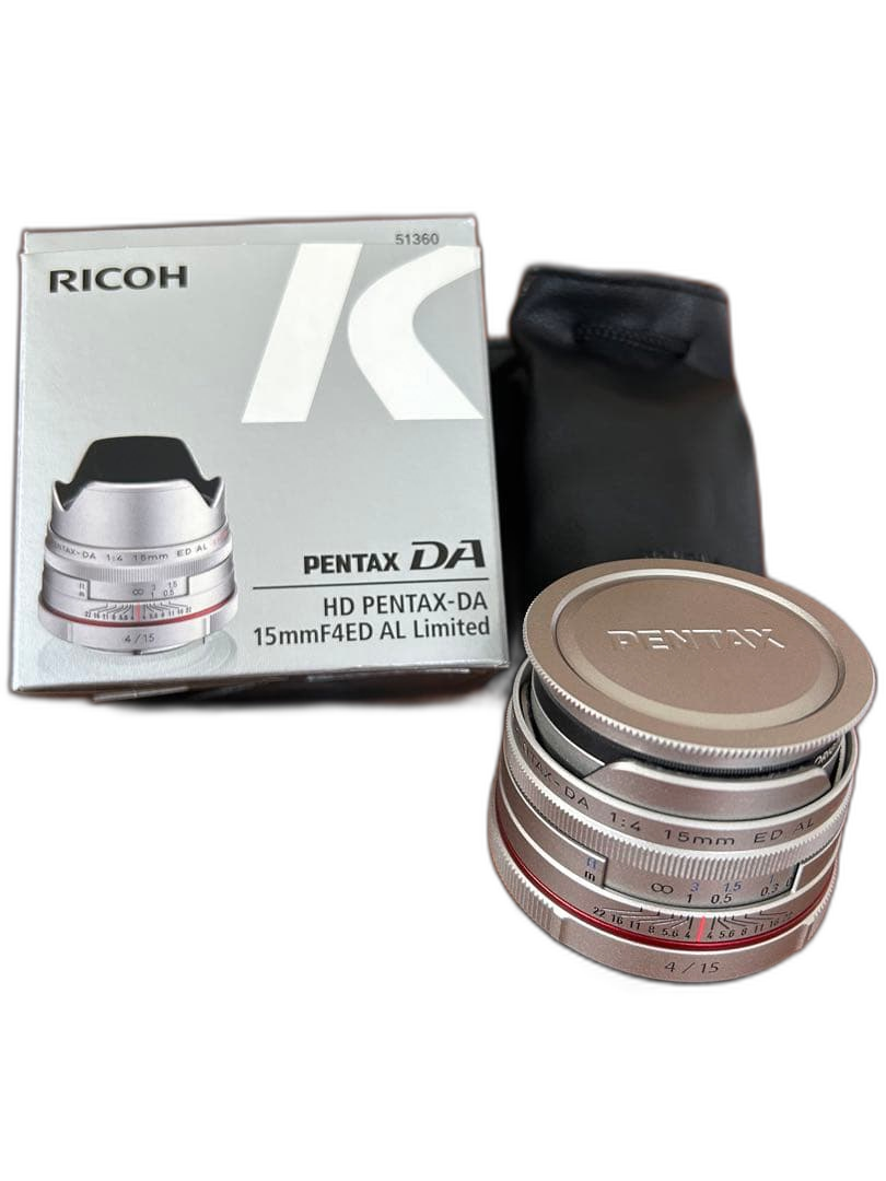 Pentax Lens (Single Focus) Hd Pentax-Da 15 Mmf4Ed Al Silver