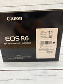 Mirrorless Interchangeable Lips Canon Eos R6 Rf24-105Mm F4-7.1 Is Stm Kit