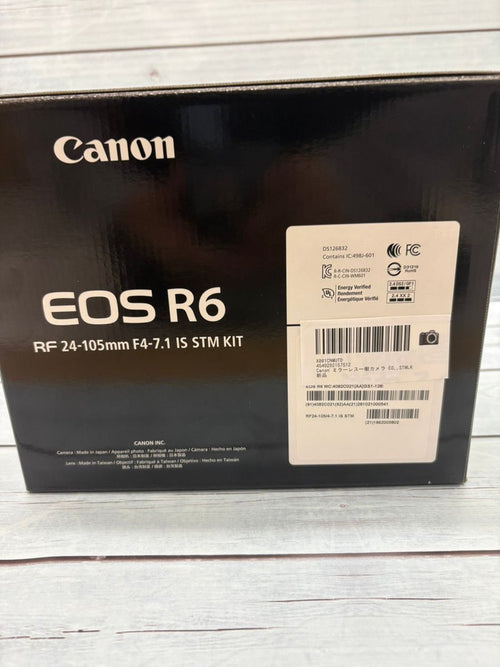 Mirrorless Interchangeable Lips Canon Eos R6 Rf24-105Mm F4-7.1 Is Stm Kit