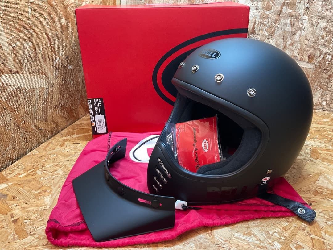 Full-Face Helmets Bell 2019 Moto-3 Xxl 63-64Cm Matte/Gloss Black