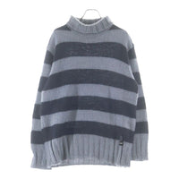 Fendi Knit Sweater 21Aw Striped Turtleneck Mohair Fzy491 Ah34