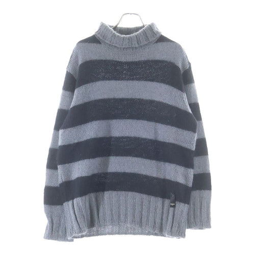 Fendi Knit Sweater 21Aw Striped Turtleneck Mohair Fzy491 Ah34