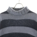 Fendi Knit Sweater 21Aw Striped Turtleneck Mohair Fzy491 Ah34