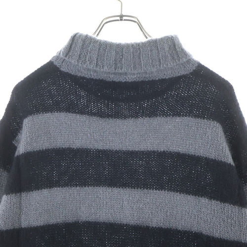 Fendi Knit Sweater 21Aw Striped Turtleneck Mohair Fzy491 Ah34