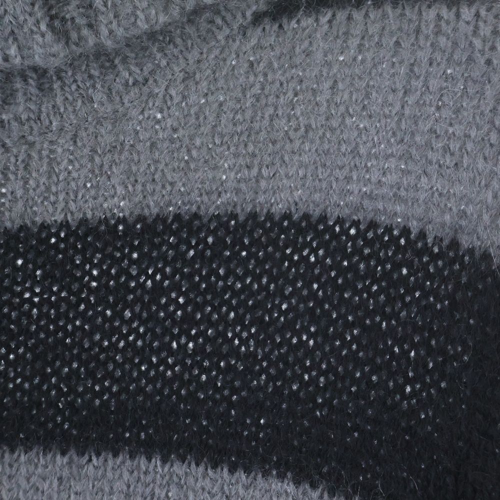 Fendi Knit Sweater 21Aw Striped Turtleneck Mohair Fzy491 Ah34