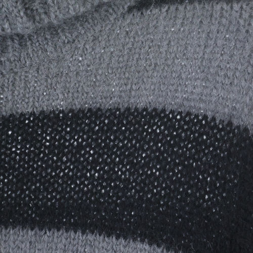 Fendi Knit Sweater 21Aw Striped Turtleneck Mohair Fzy491 Ah34