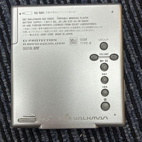 Sony Portable Md Players Mz-E620