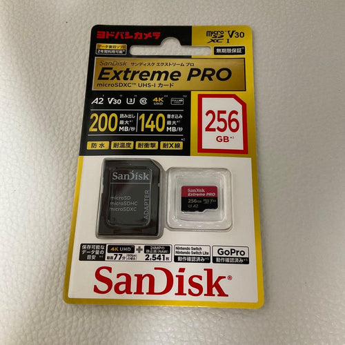 Sandisk Microsd Memory Cards Extreme Pro 256Gb Microsdxc