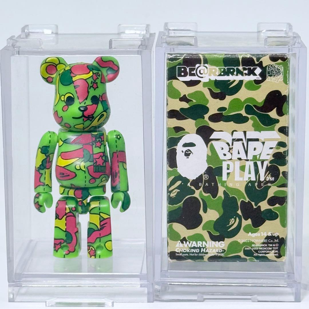 A Bathing Ape Kubrick Bearbrick Bape Camo Be@Rbrick 100%