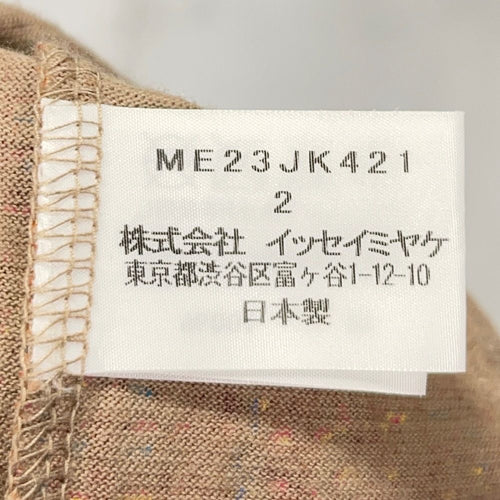 Issey Miyake 7 Minutes, Long -Sleeved Cut -And -Sew Men T 2