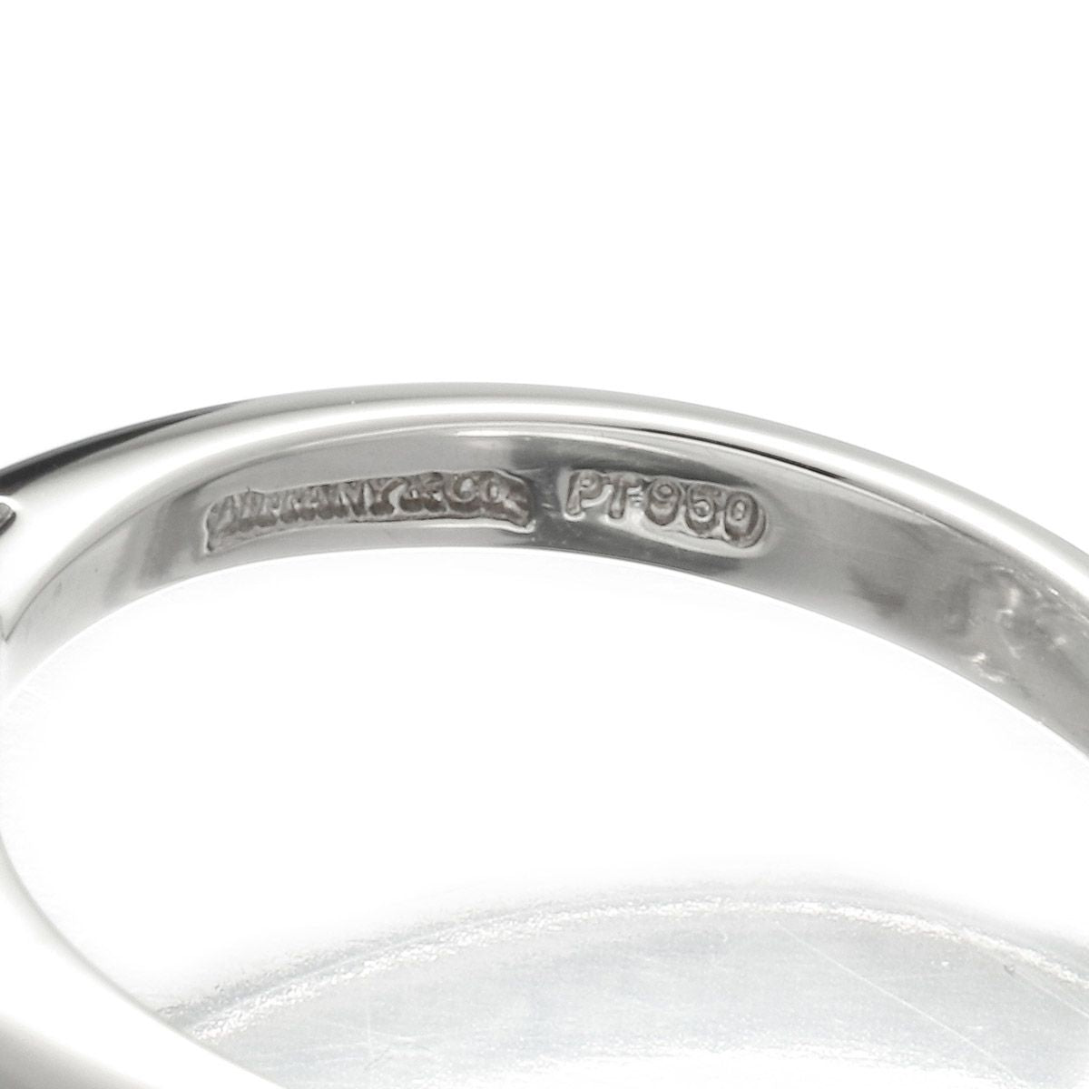 Tiffany Ring Tiffany&Co. Pt950 11.5 Ok Re-Price