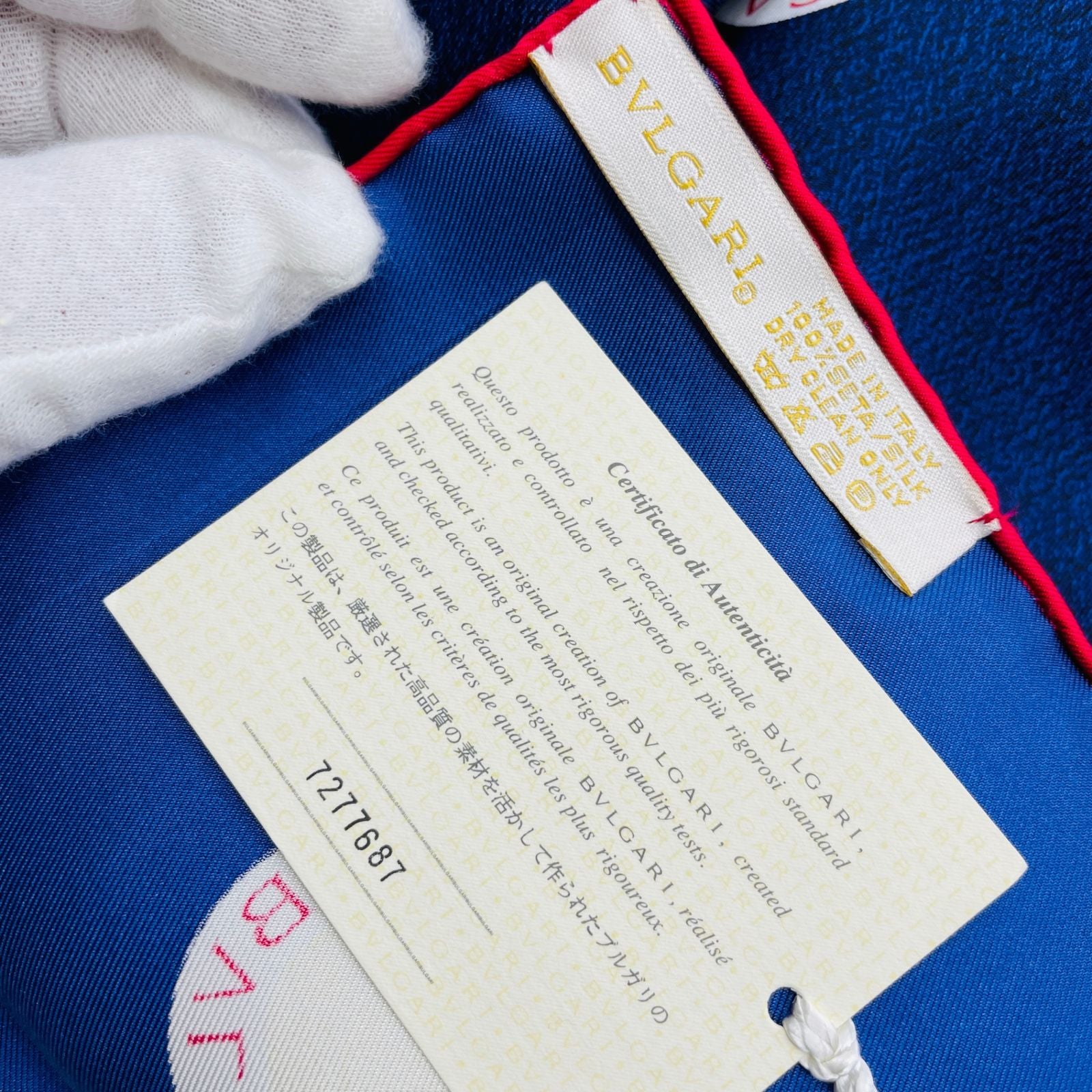 Bvlgari Bandana Scarf 100 86