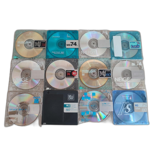 Sony Md Tdk Maxell 80 74 12