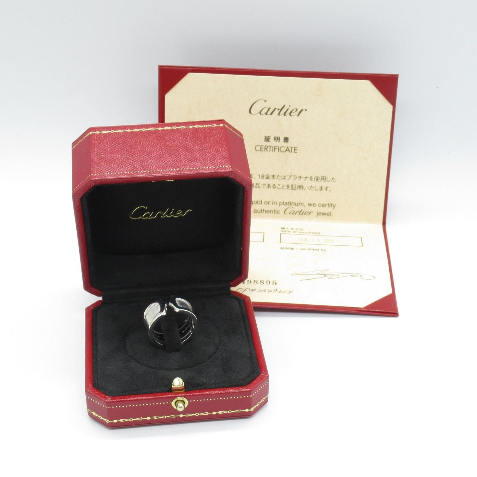 Cartier Ring C2 B440655 K18Wg Used A