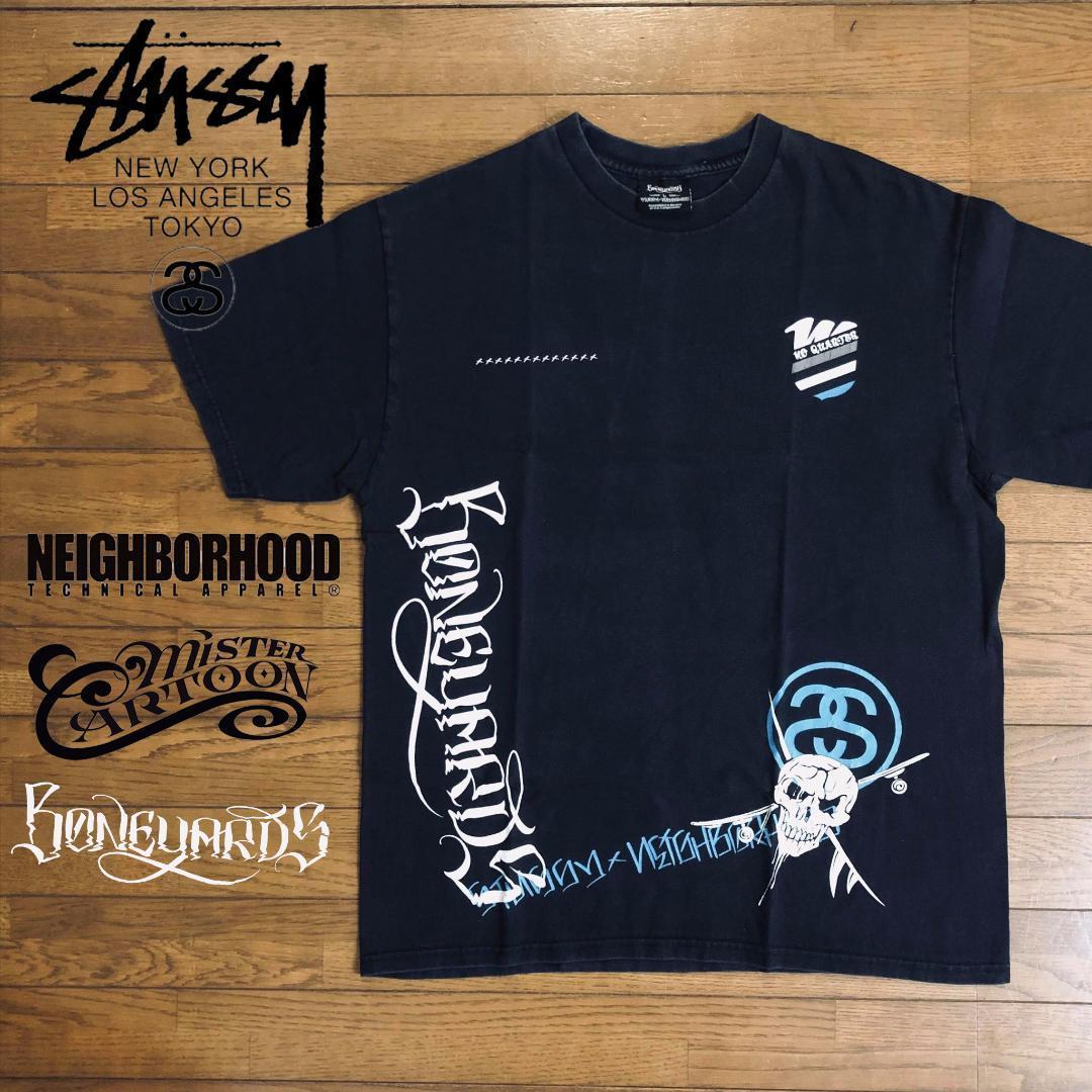 Stussy T-Shirts Neighborhood Mr.Cartoon:Boneyards