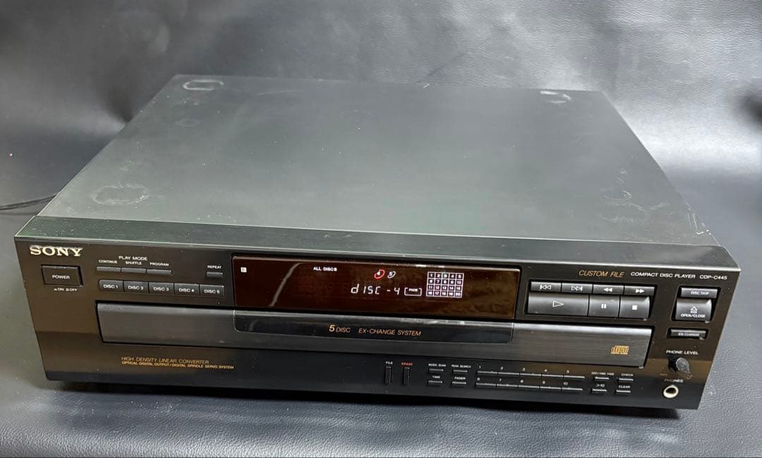 Sony Cd Md Cassette Deck Cdp-C445 5