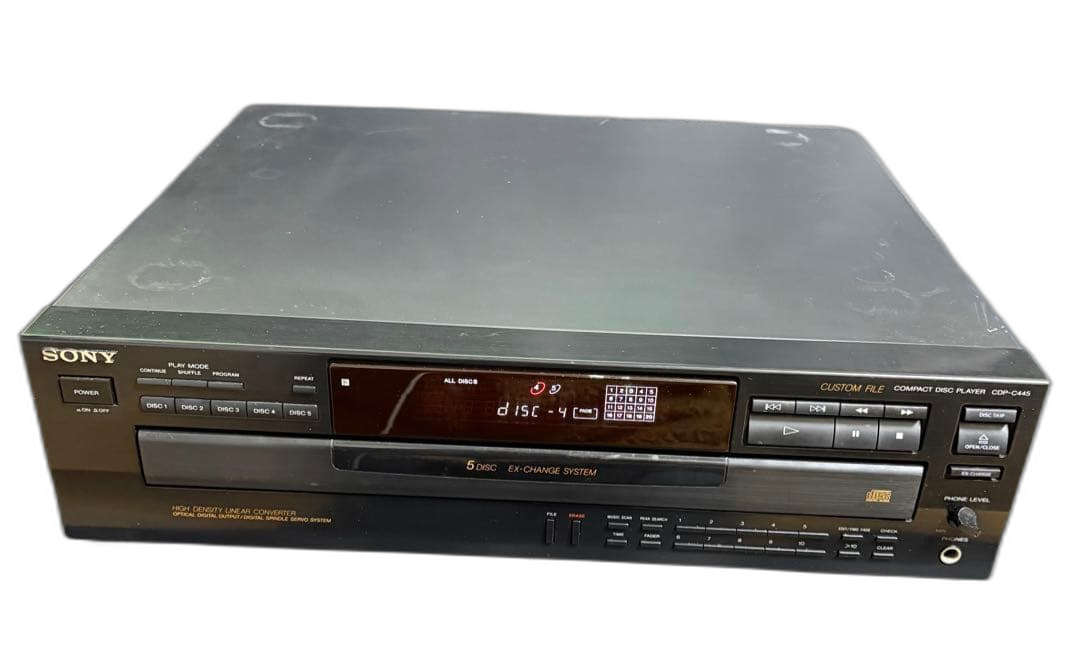 Sony Cd Md Cassette Deck Cdp-C445 5