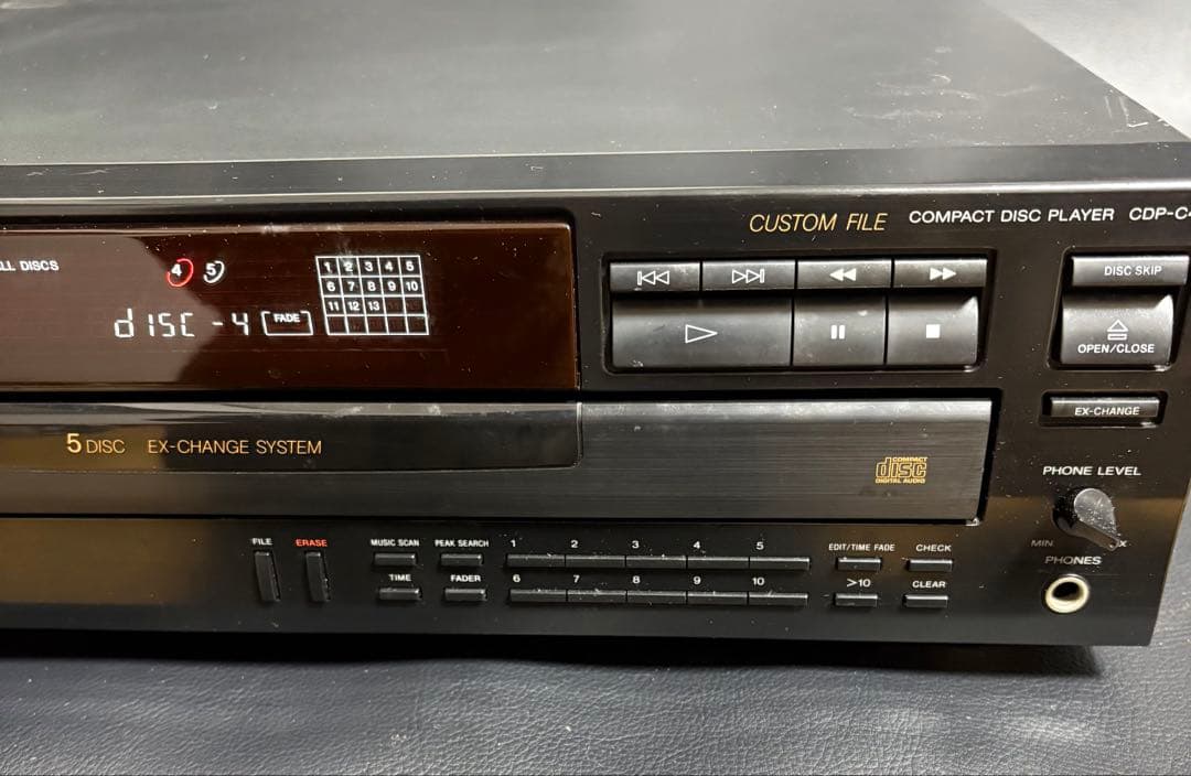 Sony Cd Md Cassette Deck Cdp-C445 5