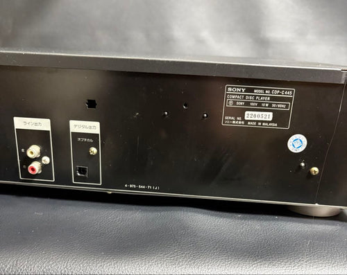 Sony Cd Md Cassette Deck Cdp-C445 5