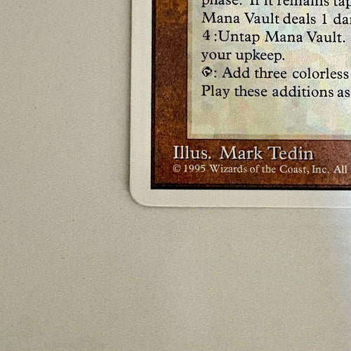 Magic: The Gathering (Foreign Languages) Mtg /Mana Vault 4Ed