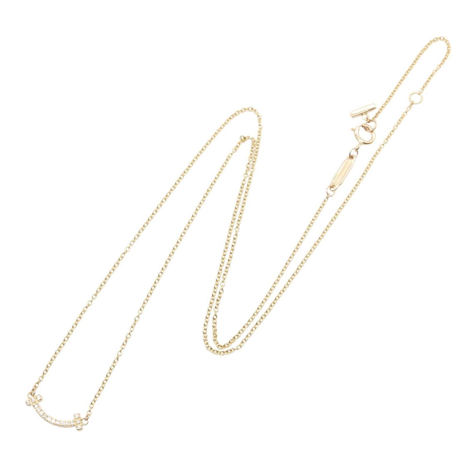 Tiffany Necklace Co T 41/45.5Cm K18