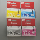 Canon Ink Cartridge/Refilled 326Gy 326C 326Y