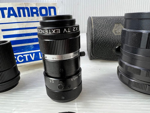 Zoom Lenses Tamron Cosmicar Pentax Cctv