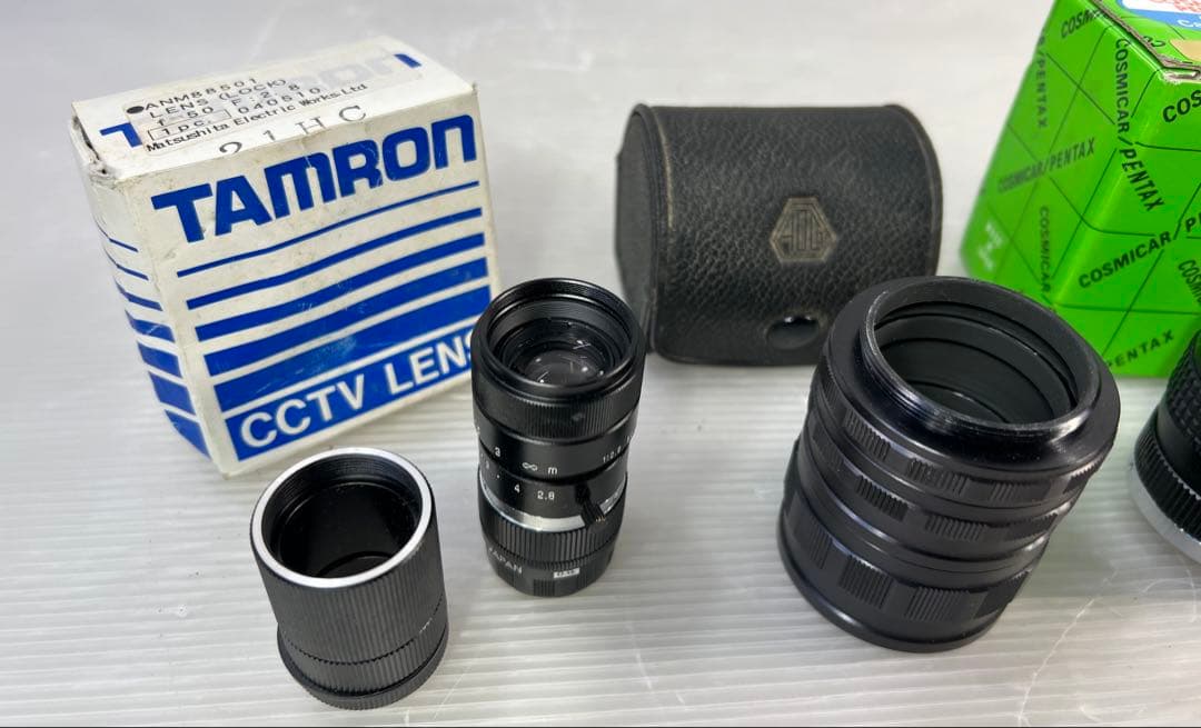 Zoom Lenses Tamron Cosmicar Pentax Cctv