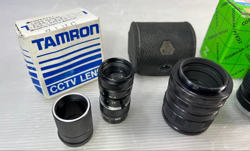 Zoom Lenses Tamron Cosmicar Pentax Cctv