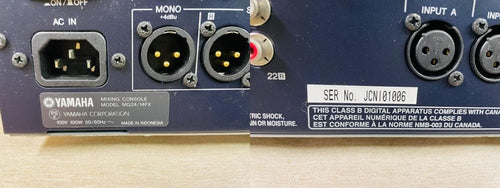 Yamaha Analog Mixers Mg24/14Fx