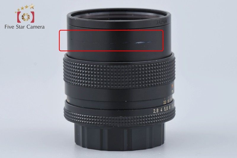 Contax Lens (Single Focus) Carl Zeiss Distagon F/2.8 T* Aej