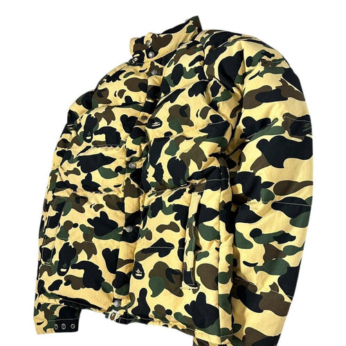 A Bathing Ape Down Jacket 90'S 1St Camo White Goose 90