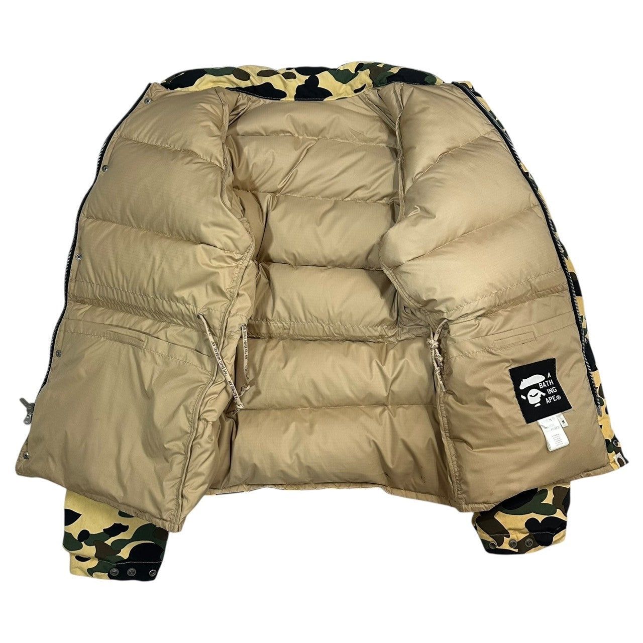 A Bathing Ape Down Jacket 90'S 1St Camo White Goose 90