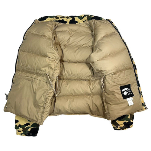 A Bathing Ape Down Jacket 90'S 1St Camo White Goose 90