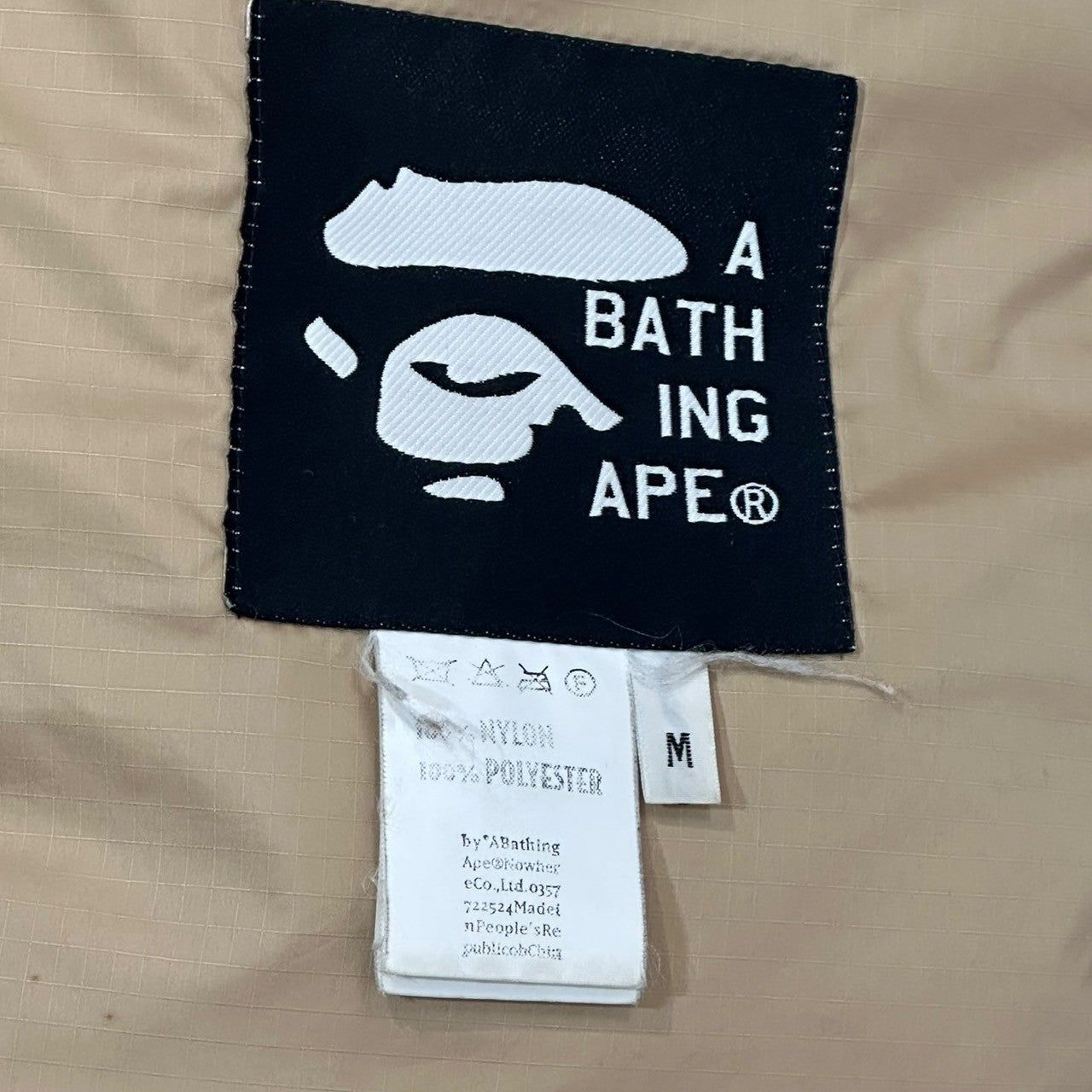 A Bathing Ape Down Jacket 90'S 1St Camo White Goose 90