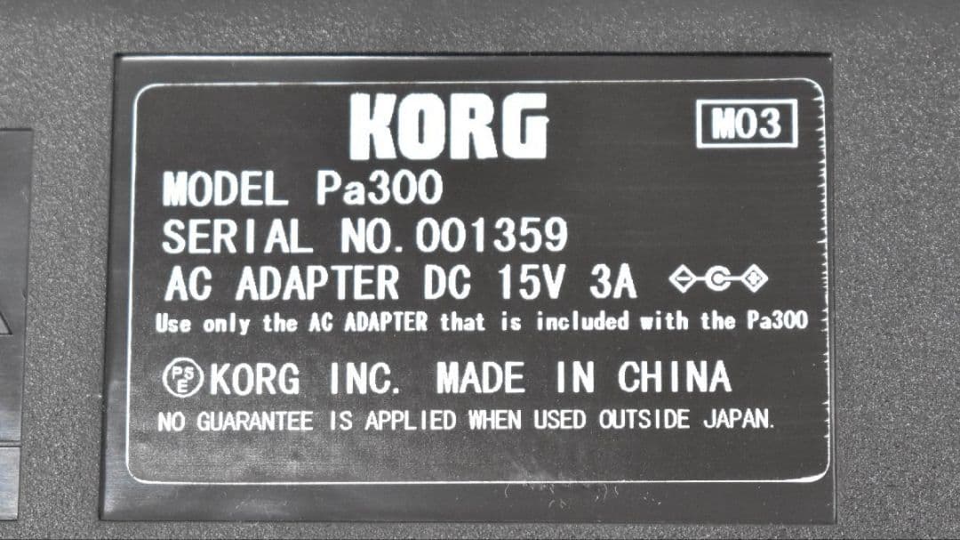 Korg Keyboard Electronic Piano Pa300