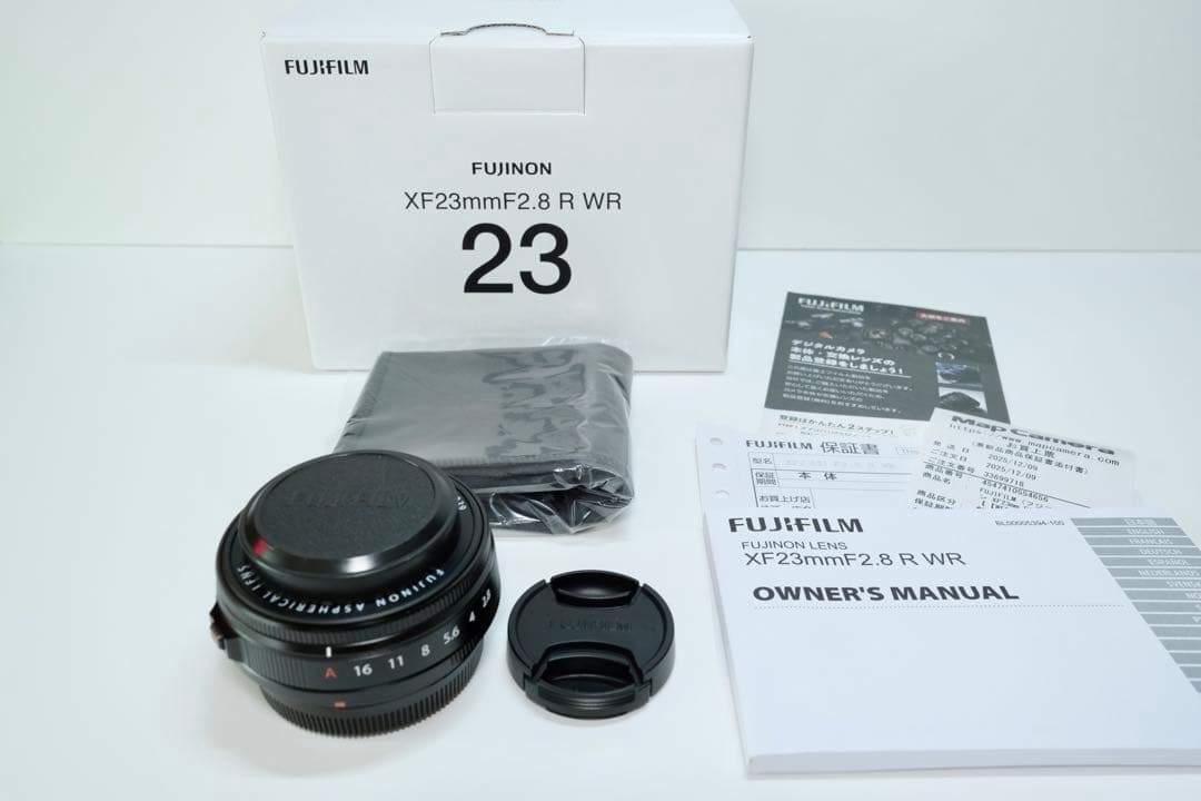 Fujifilm Prime Lenses Xf23Mm F2.8 R Wr