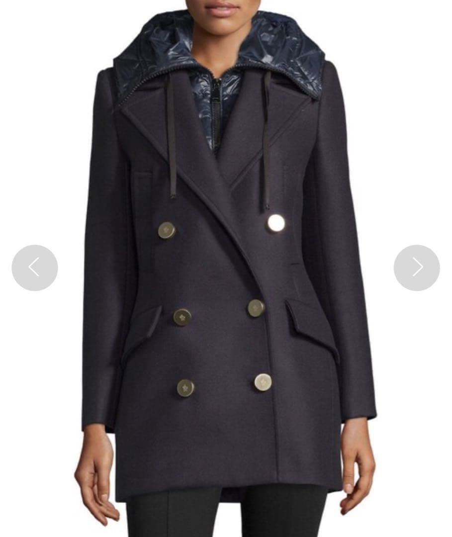 Moncler Pea Coats Wool Galatea