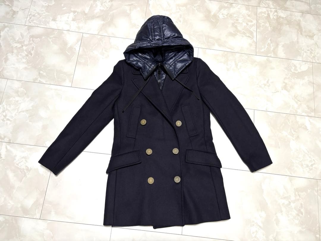 Moncler Pea Coats Wool Galatea