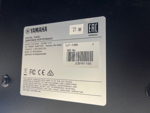 Yamaha Keyboard Electronic Piano 78139 Clp735R 21