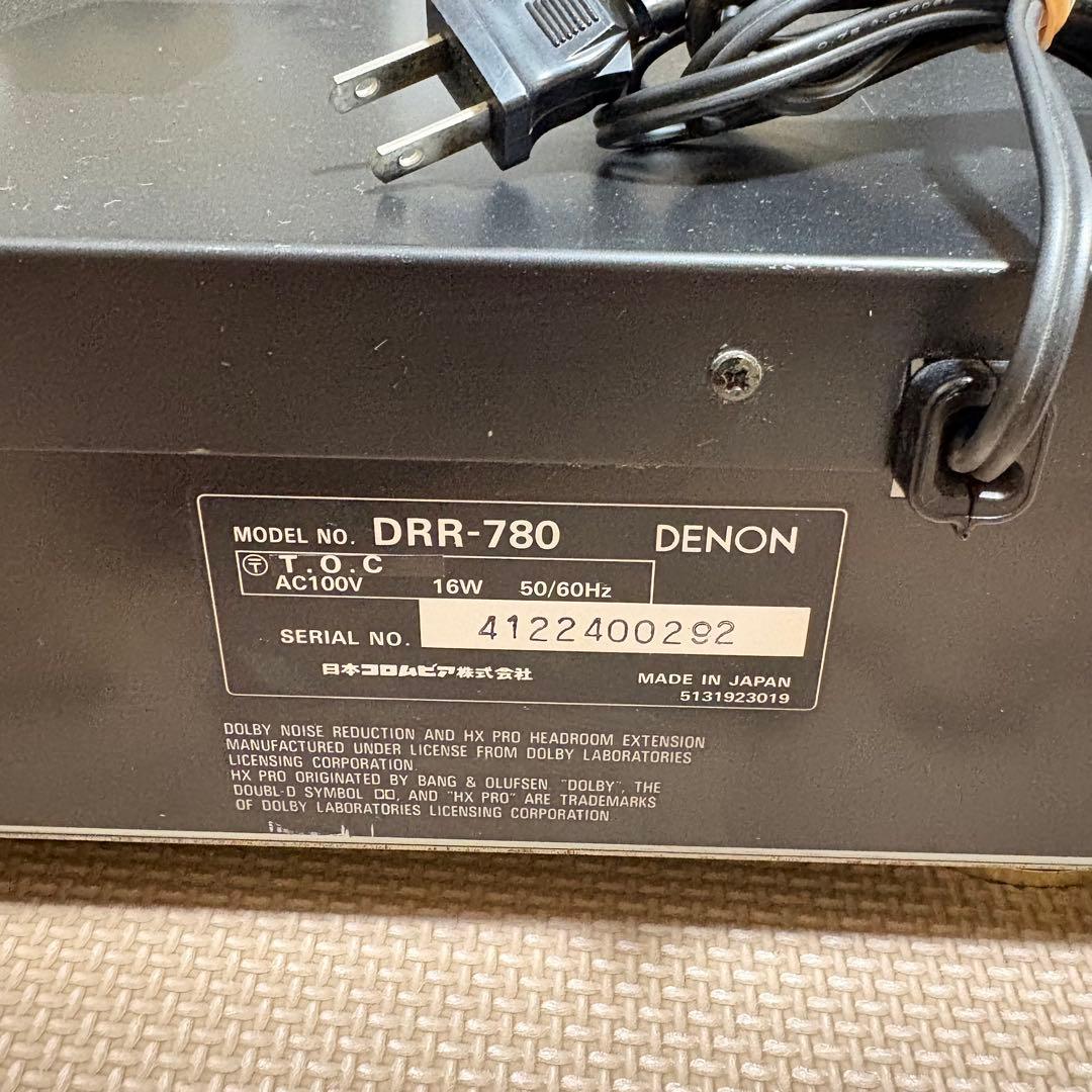 Cd, Md Cassette Decks Denon Drr-780