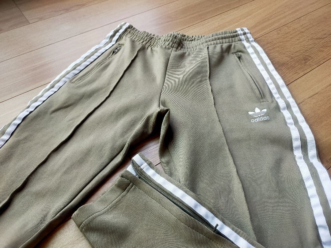 Adidas Originals Wide-Leg Pants Loose-Fitting M
