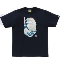 A Bathing Ape T-Shirts Bape X Ukiyo-E Head Tee Black