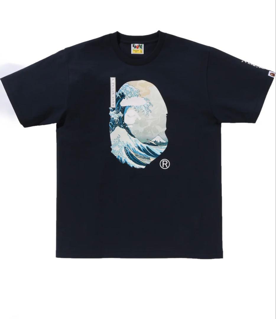 A Bathing Ape T-Shirts Bape X Ukiyo-E Head Tee Black