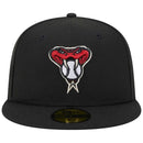 Others Mens New Era Black Arizona Diamondbacks Alternate Logo 2001 World Series
