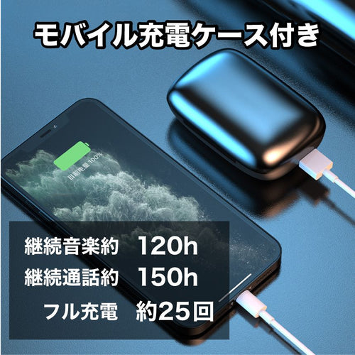 Earphone Bluetooth5.3 3 2200Mah 150H Bluetooth