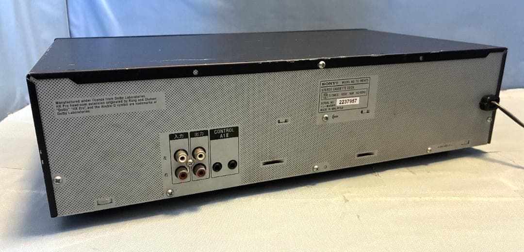 Sony Cd Md Cassette Deck Ok Tc-We475