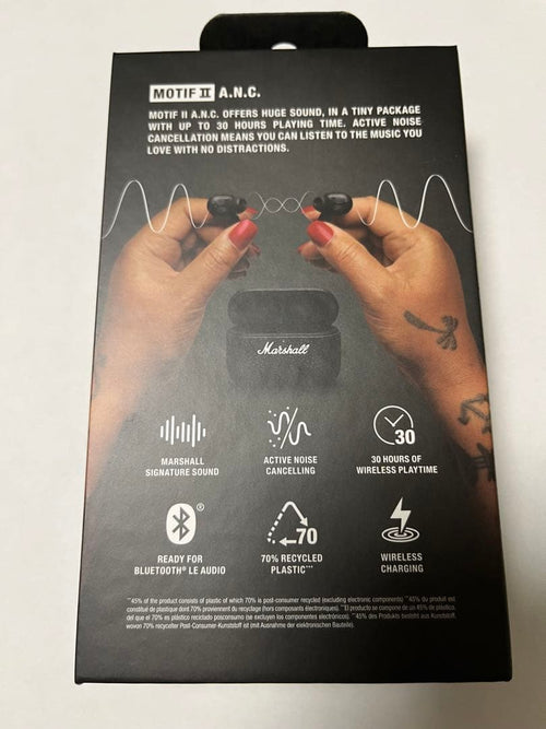 Marshall Wireless Earphones Motif Ii A.N.C.